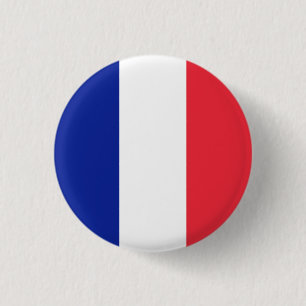 Vlag France Tricolore Ronde Button 3,2 Cm
