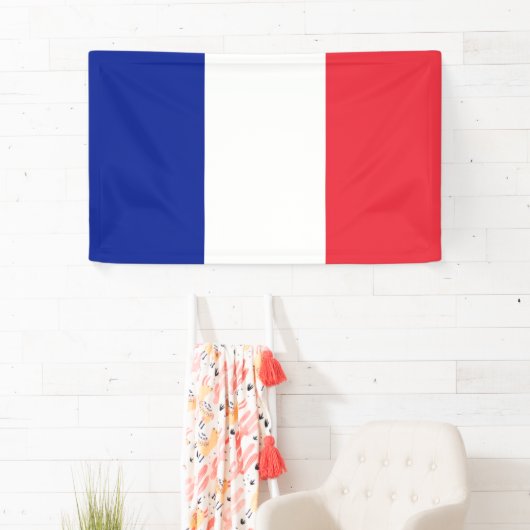 Vlag France Tricolore Spandoek (Insitu)