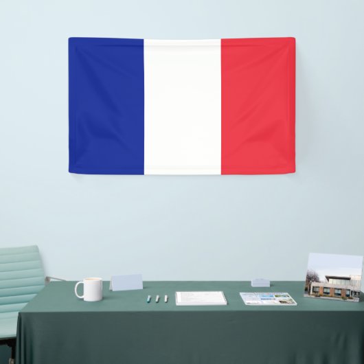 Vlag France Tricolore Spandoek (Beurs)
