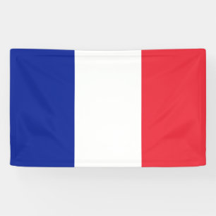 Vlag France Tricolore Spandoek