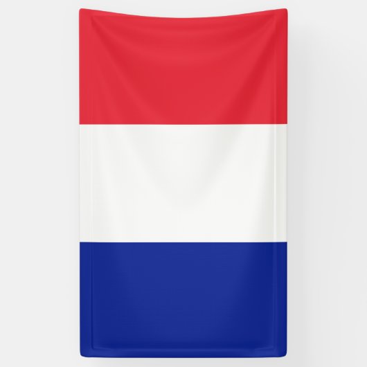 Vlag France Tricolore Spandoek (Verticaal)