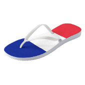 Vlag France Tricolore Teenslippers (Schuin)