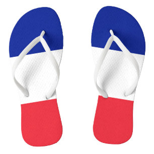 Vlag France Tricolore Teenslippers