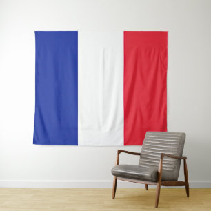 Vlag France Tricolore Wandkleed