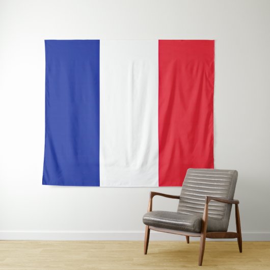Vlag France Tricolore Wandkleed (In Situ (horizontaal))