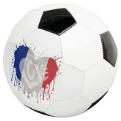 Vlag Frankrijk beminnen Voetbal (Drie kwart)
