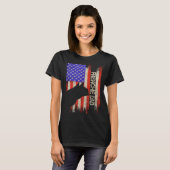Vlag Franse hond Dog Dad Frenchie S T-shirt (Voorkant volledig)