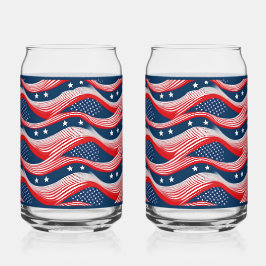 Vlag frisdrankglas blikvorm glas