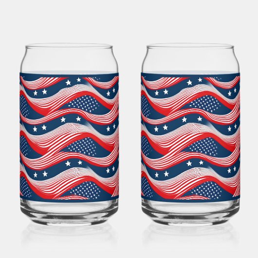 Vlag frisdrankglas blikvorm glas (Voorkant)
