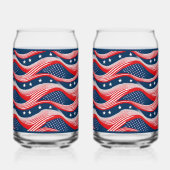 Vlag frisdrankglas blikvorm glas (Links)