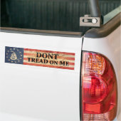 Vlag Gadsden en US 1776 Bumpersticker (Op Truck)