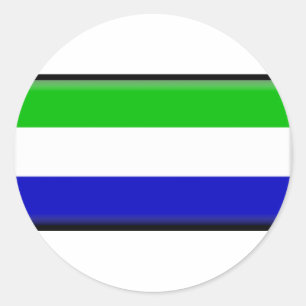vlag Galapagos-eilanden Ronde Sticker