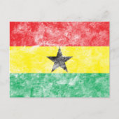  vlag Ghana Briefkaart (Voorkant)