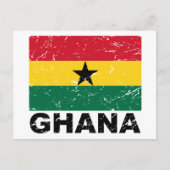  vlag Ghana Briefkaart (Voorkant)