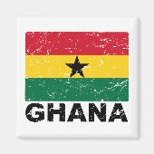  vlag Ghana Magneet (Voorkant)