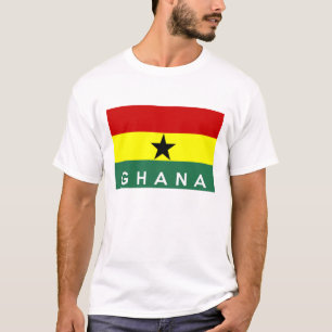 vlag ghana naam t-shirt