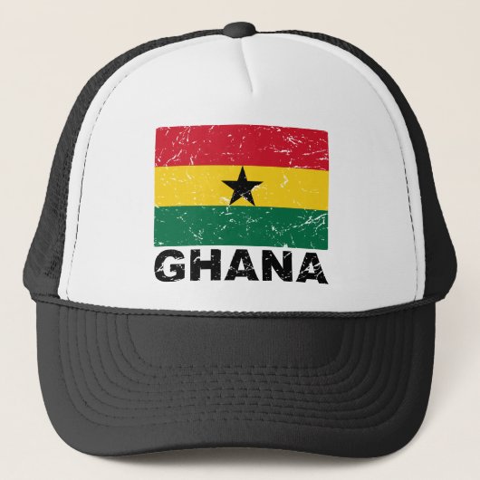 vlag Ghana Trucker Pet (Voorkant)