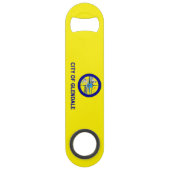 vlag Glendale (Californië) Speed Flessenopener (Achterkant)