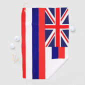 Vlag Golf Towel van Hawaii Golfhanddoek (Insitu)