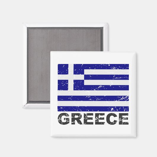  vlag Griekenland Magneet (Voorkant / Achterkant)