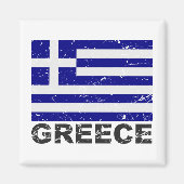  vlag Griekenland Magneet (Voorkant)