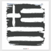  vlag Griekenland Sticker (Vel)