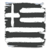  vlag Griekenland Sticker (Voorkant)