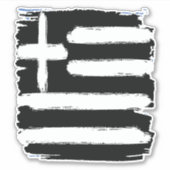  vlag Griekenland Sticker (Voorkant)