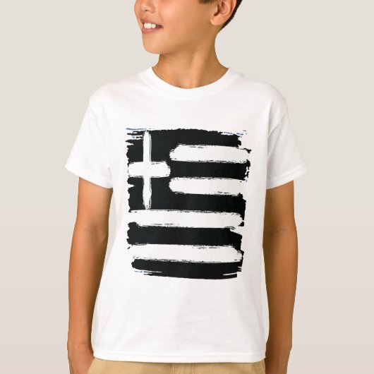  vlag Griekenland T-shirt (Voorkant)