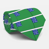 Vlag groene bergboys stropdas (Opgerold)