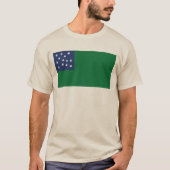 Vlag groene bergboys t-shirt (Voorkant)