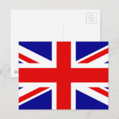 Vlag Groot-Brittannië Briefkaart (Voorkant / Achterkant)