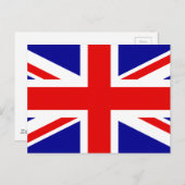 Vlag Groot-Brittannië Briefkaart (Voorkant / Achterkant)