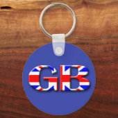 Vlag Groot-Brittannië Sleutelhanger (Voorkant)