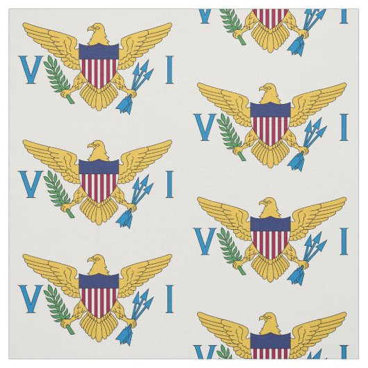 Vlag (groot) weefsel van Amerikaanse Maagdeneiland Stof (Swatch)