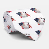 Vlag Grote Pyreneeën Stropdas (Opgerold)