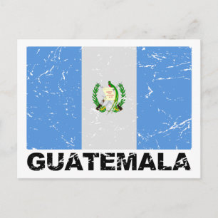 vlag Guatemala Briefkaart