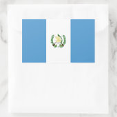 Vlag Guatemala/Guatemala Rechthoekige Sticker (Tas)