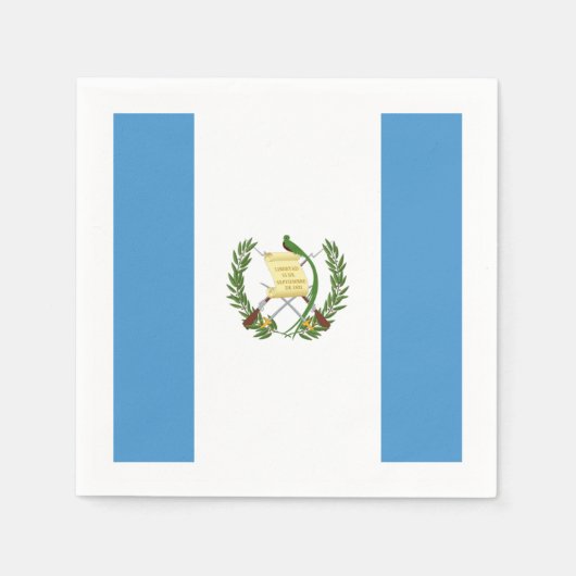 Vlag: Guatemala Servetten (Voorkant)