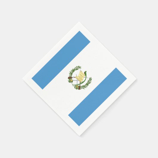 Vlag: Guatemala Servetten (Hoek)