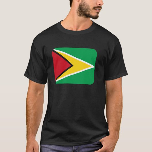 Vlag Guyana T-shirt (Voorkant)