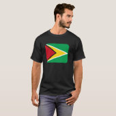 Vlag Guyana T-shirt (Voorkant volledig)