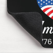 Vlag hart 1776 2026 juli 4e 250e verjaardag muismat (Hoek)