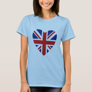 Vlag hart en kaart t-shirt