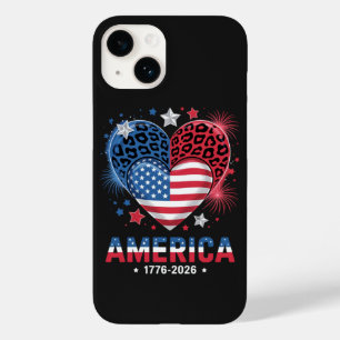 Vlag Hart Luipaard 1776 2026 4 juli Case-Mate iPhone 14 Hoesje