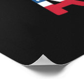 Vlag Hart Luipaard 1776 2026 4 juli Poster (Hoek)