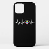 Vlag hartslag van antiguavaccins Case-Mate iPhone case (Achterkant)