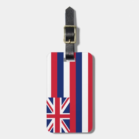 Vlag Hawaii Bagagelabel (Voorkant verticaal)