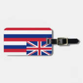 Vlag Hawaii Bagagelabel (Voorkant horizontaal)