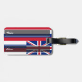 Vlag Hawaii Bagagelabel (Achterkant horizontaal)